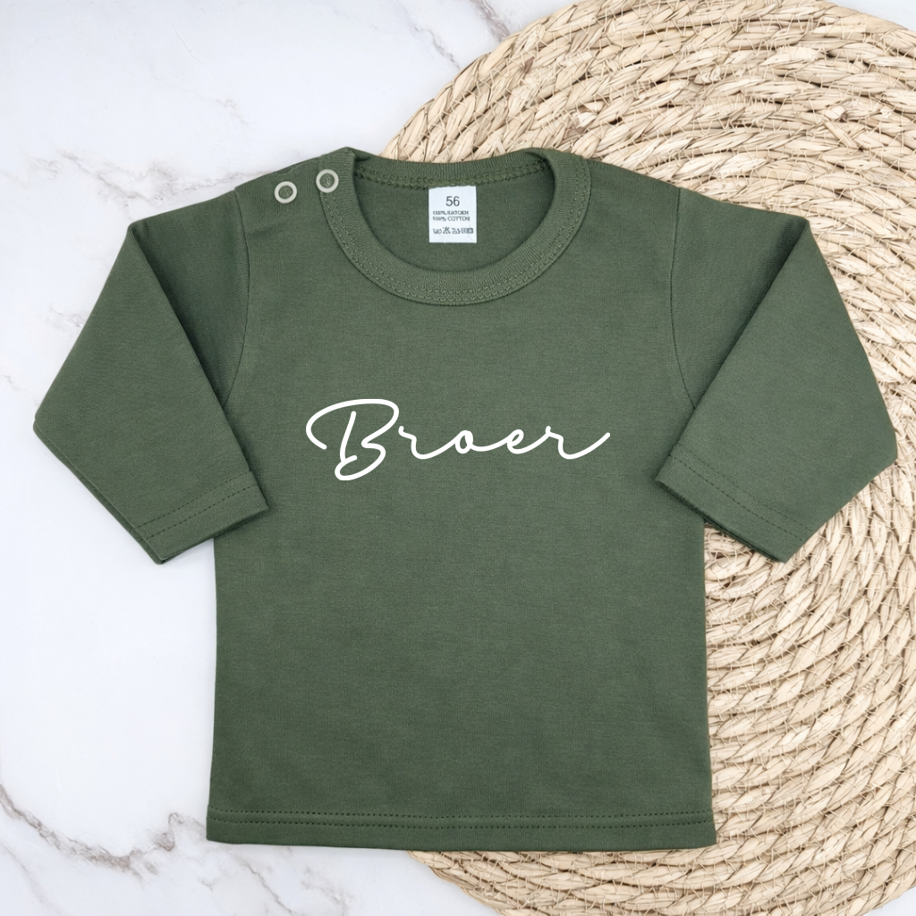 Broer (sierlijk) longsleeve