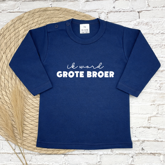 Ik word grote broer longsleeve