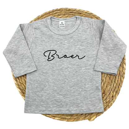 Broer (sierlijk) longsleeve