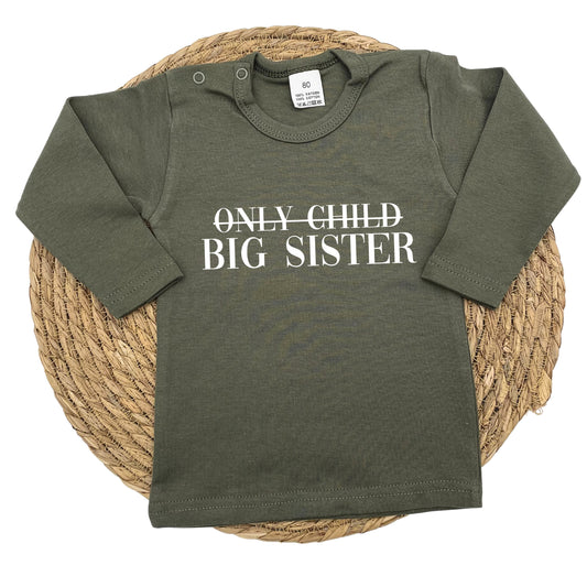 Only Child / Big Sister longsleeve (laatste items)