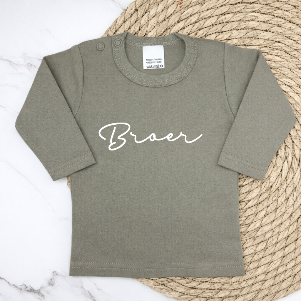 Broer (sierlijk) longsleeve
