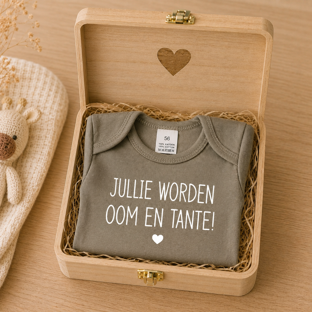 Jullie worden oom & tante cadeau