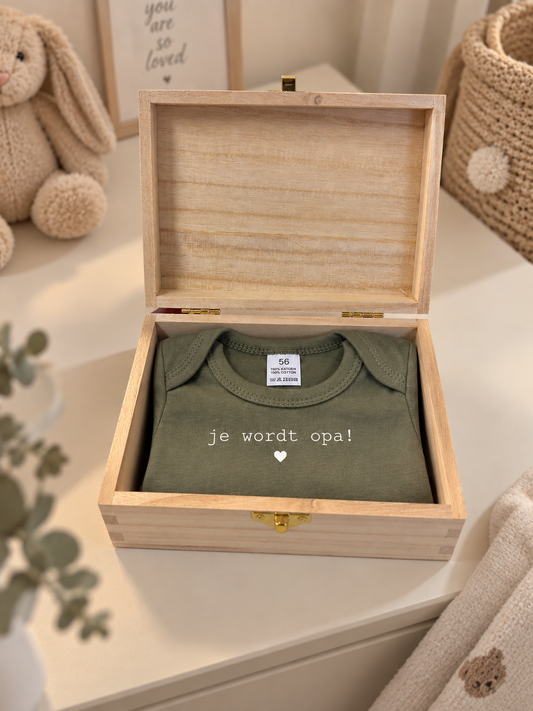 Je wordt opa cadeau