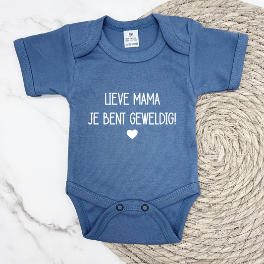 Lieve mama, je bent geweldig! rompertje