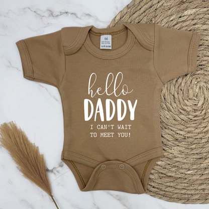 Hello Daddy I Can't Wait To Meet You