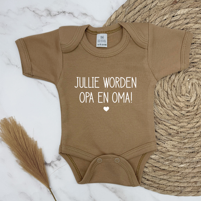 Jullie worden opa en oma! rompertje