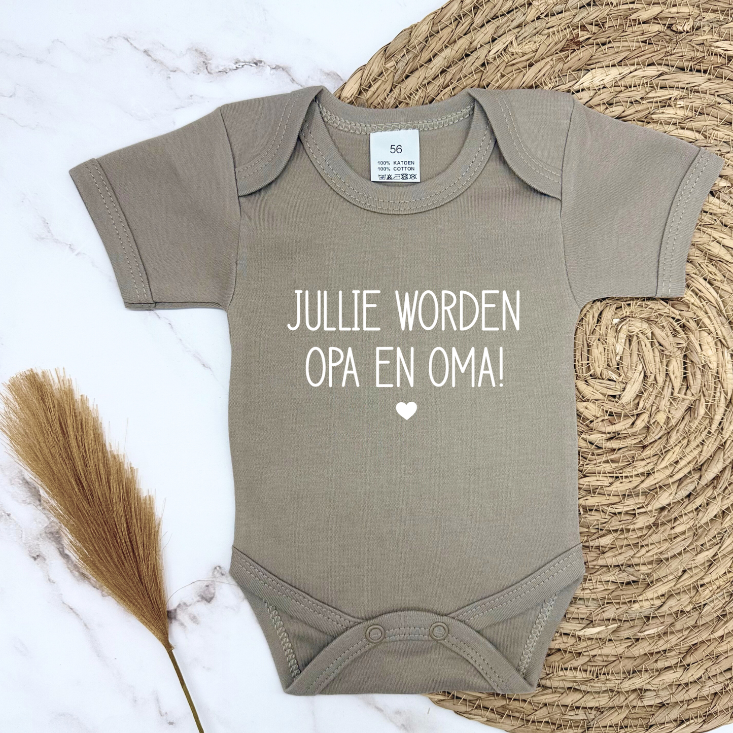 Jullie worden opa en oma! rompertje