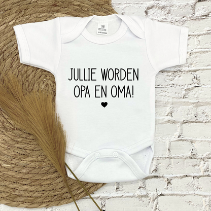 Jullie worden opa en oma! rompertje