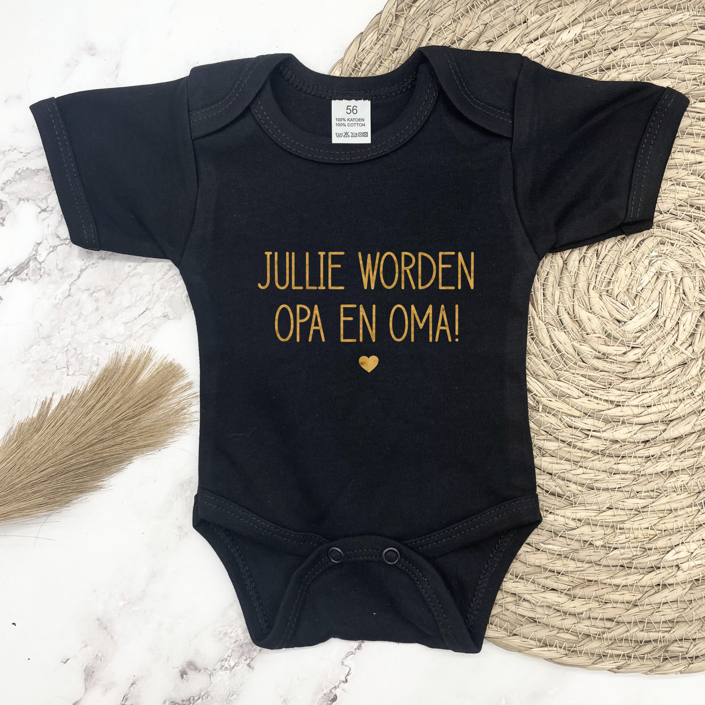 Jullie worden opa en oma! rompertje