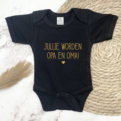Jullie worden opa en oma! rompertje