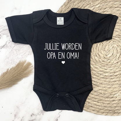 Jullie worden opa en oma! rompertje