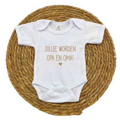 Jullie worden opa en oma! rompertje