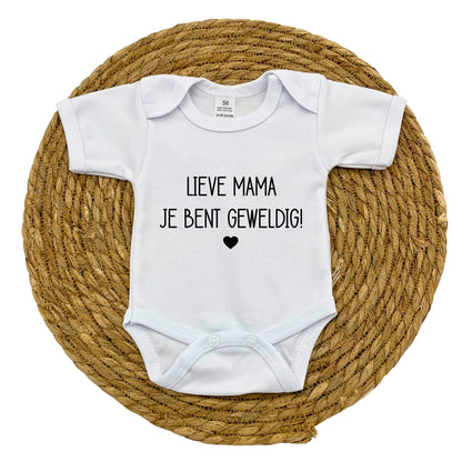 Lieve mama, je bent geweldig! rompertje