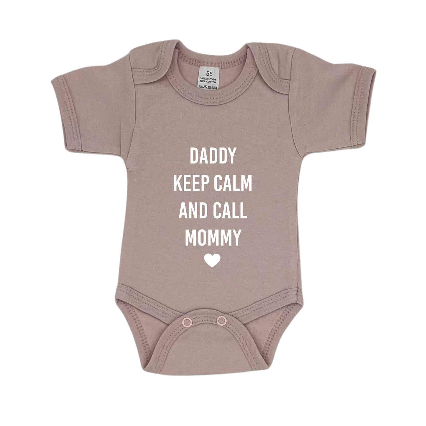 Daddy keep calm and call mommy rompertje