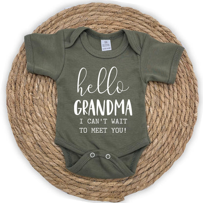 Hello Grandma I Can't Wait To Meet You (rompertje)