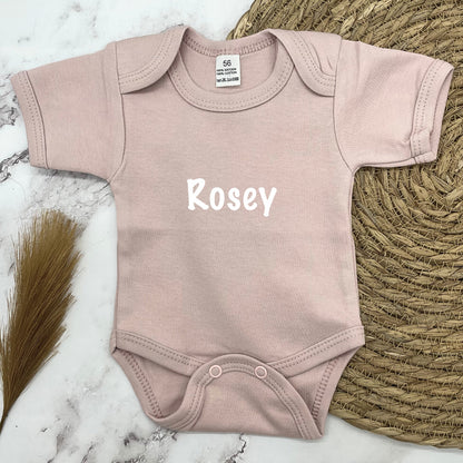 Gepersonaliseerd  baby rompertje met naam