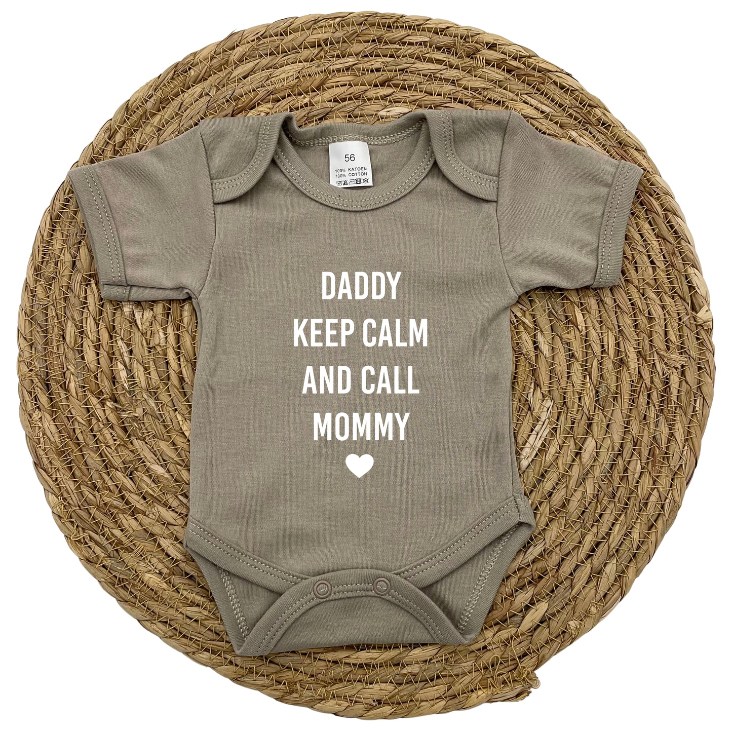 Daddy keep calm and call mommy rompertje