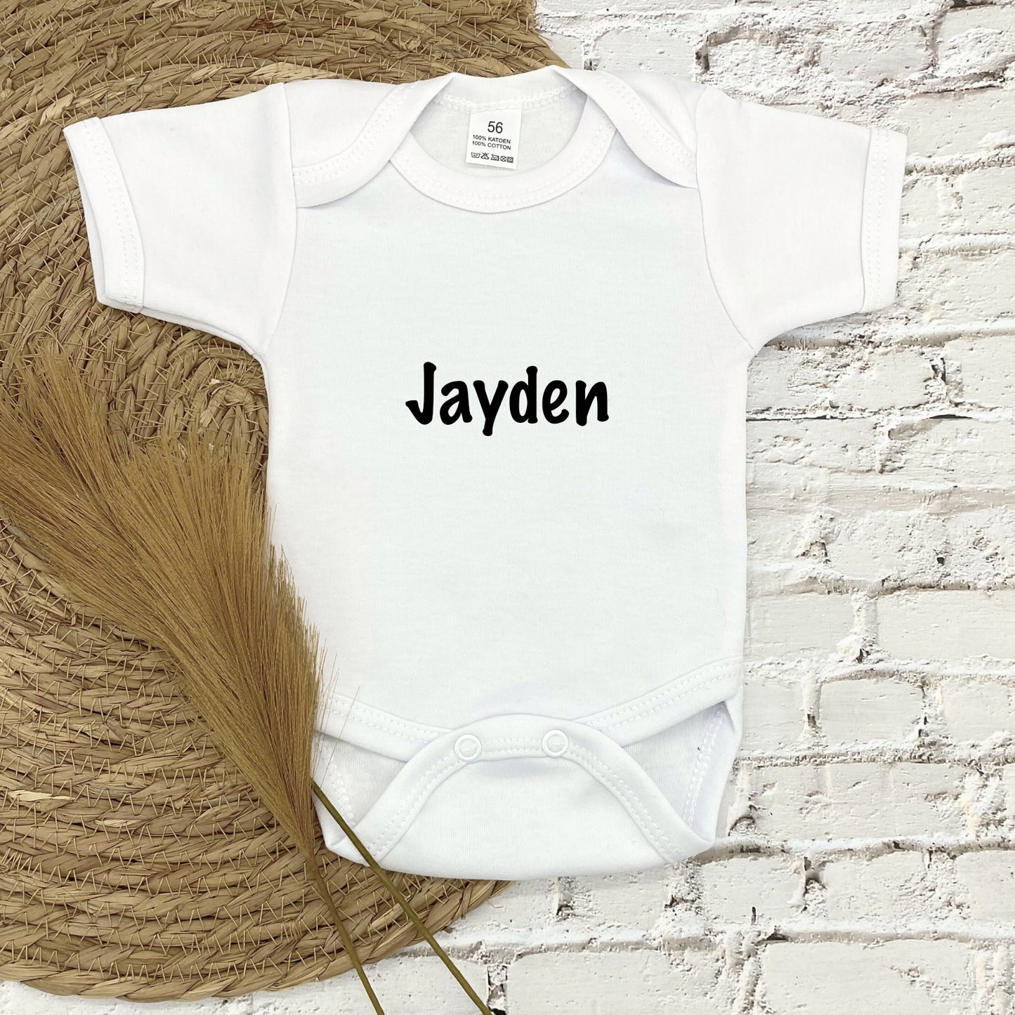 Gepersonaliseerd  baby rompertje met naam