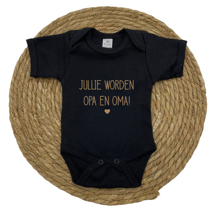 Jullie worden opa en oma! rompertje