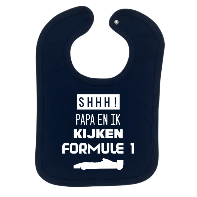 Shhh! Papa en ik kijken formule 1