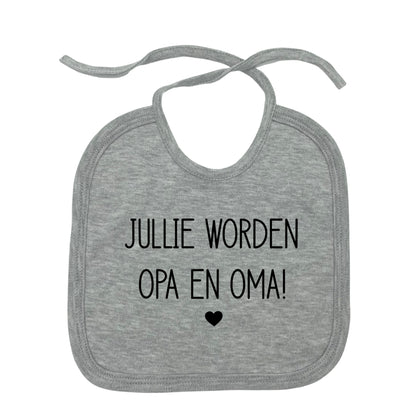 Jullie worden opa en oma! slabbetje