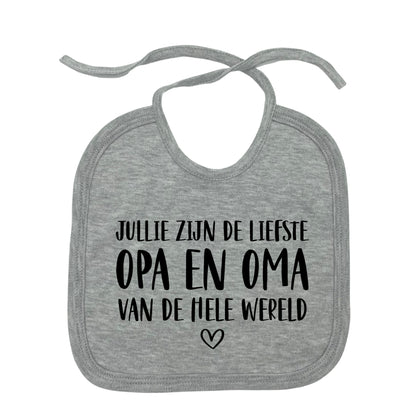 Jullie zijn de liefste opa & oma van de hele wereld slabbetje