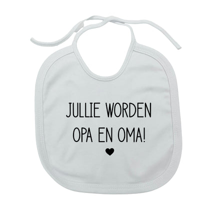 Jullie worden opa en oma! slabbetje