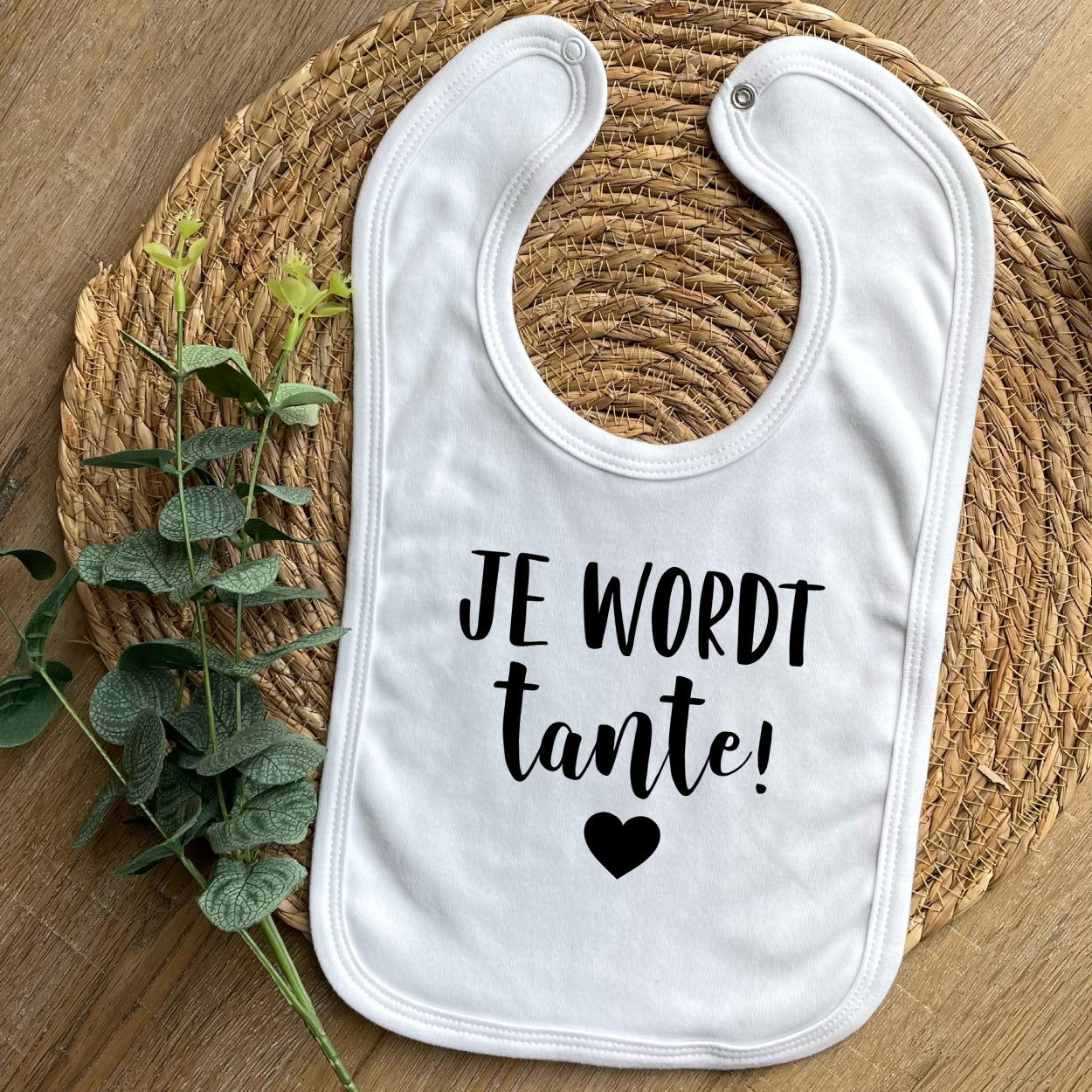 Je wordt tante! slab met drukknoopjes