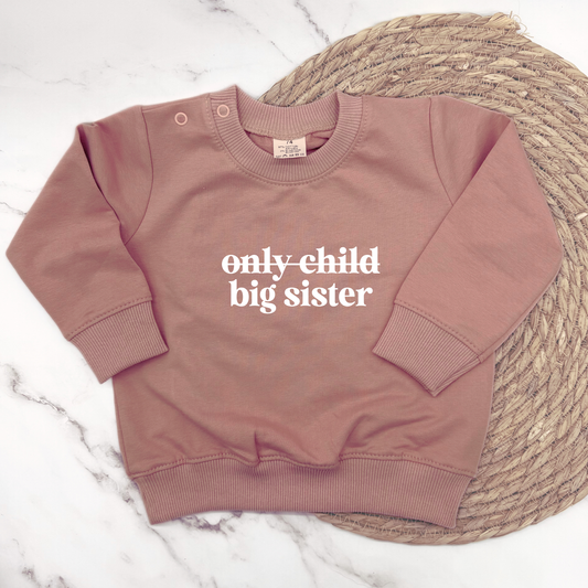only child / big sister sweater