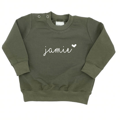 Gepersonaliseerde sweater "Hearts"