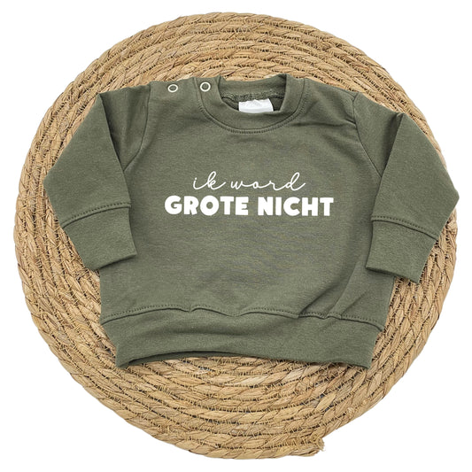 Ik word grote nicht trui