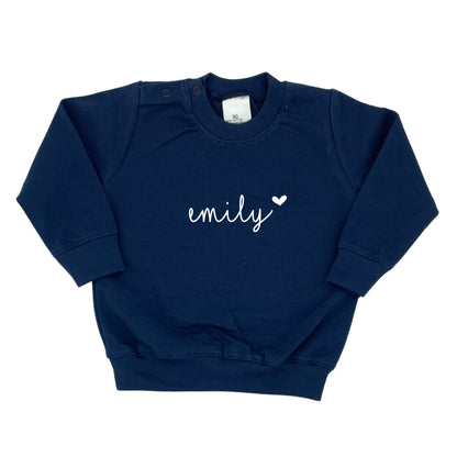 Gepersonaliseerde sweater "Hearts"