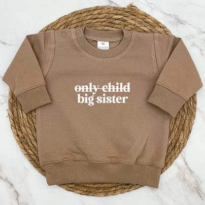 only child / big sister sweater