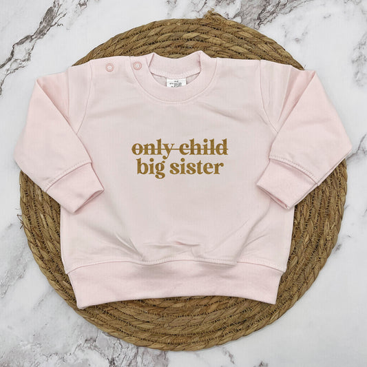 only child / big sister sweater