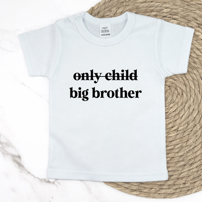only child / big brother t-shirt