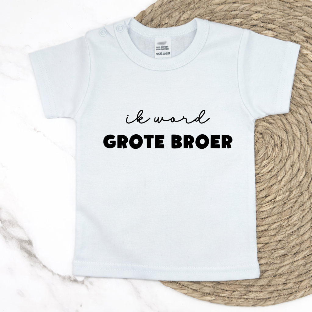 Ik word grote broer t-shirt