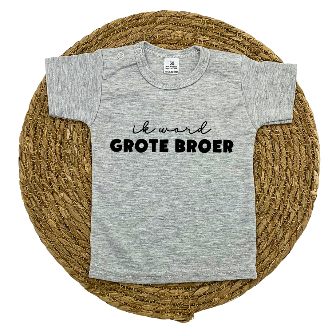 Ik word grote broer t-shirt