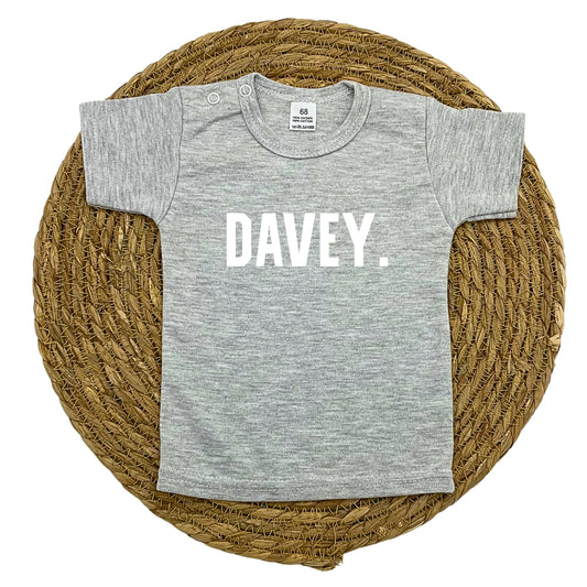 Gepersonaliseerd baby shirt "Simple"