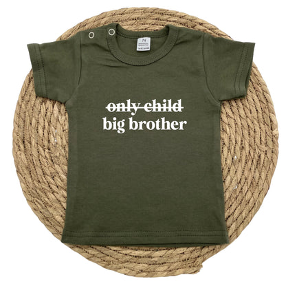 only child / big brother t-shirt