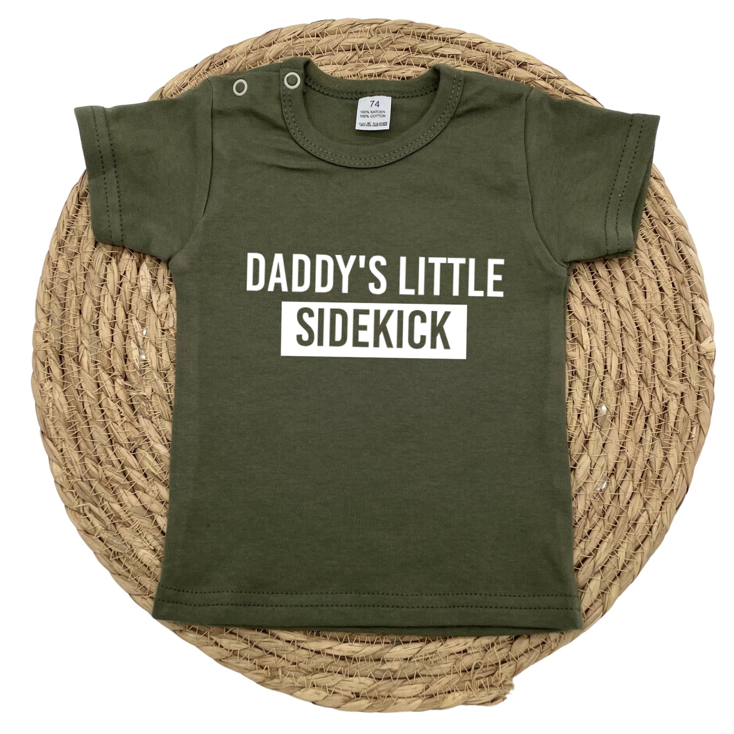 Daddy's Little Sidekick t-shirt korte mouw