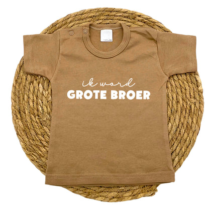 Ik word grote broer t-shirt