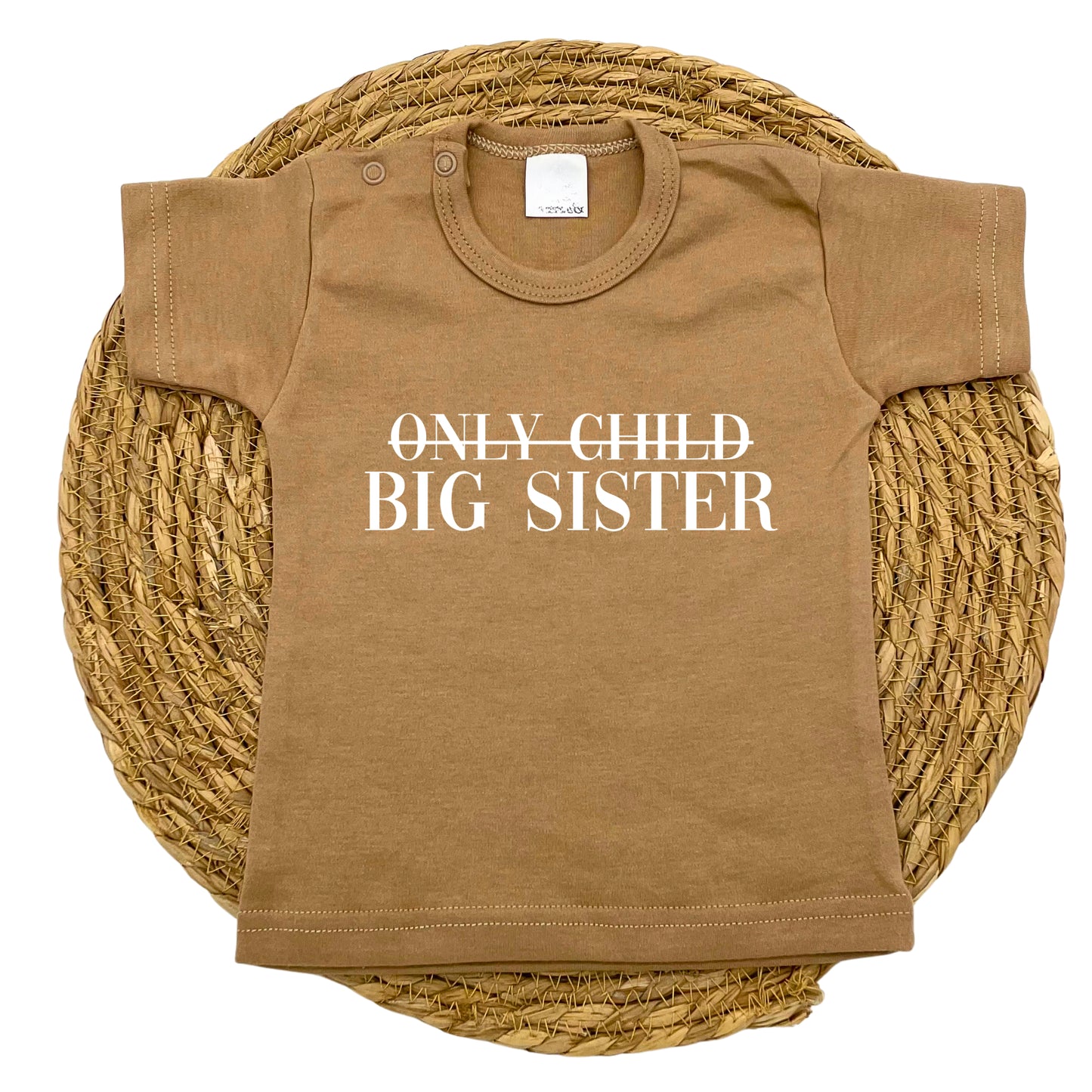 Only child / big sister t-shirt