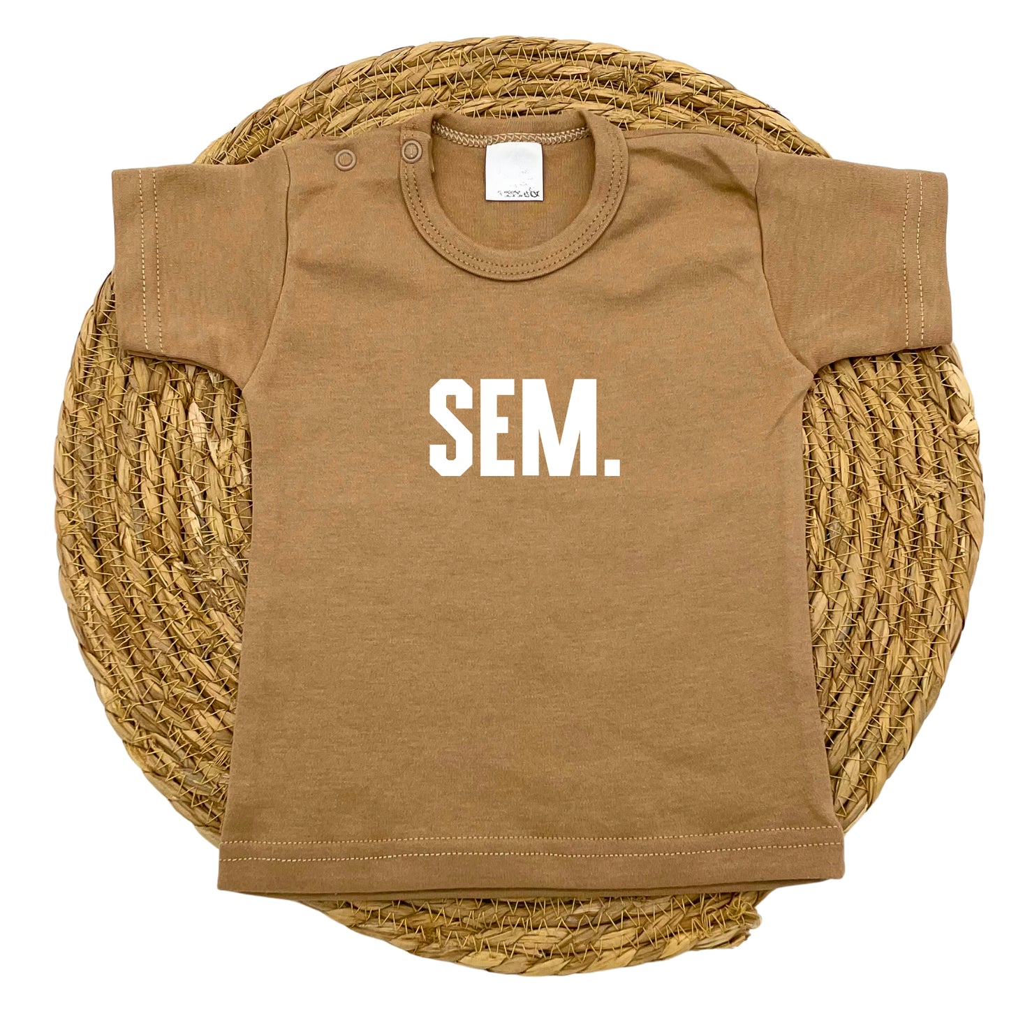 Gepersonaliseerd baby shirt "Simple"