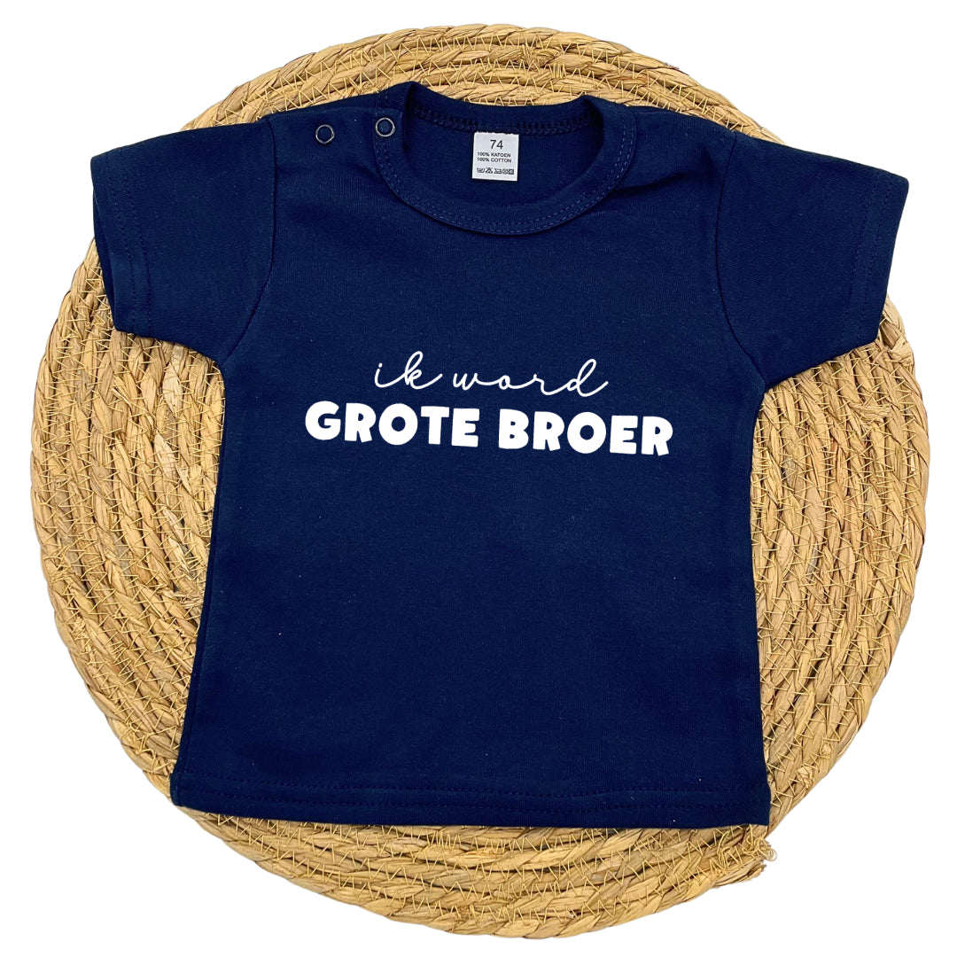 Ik word grote broer t-shirt