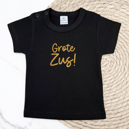 Grote zus met hartje t-shirt