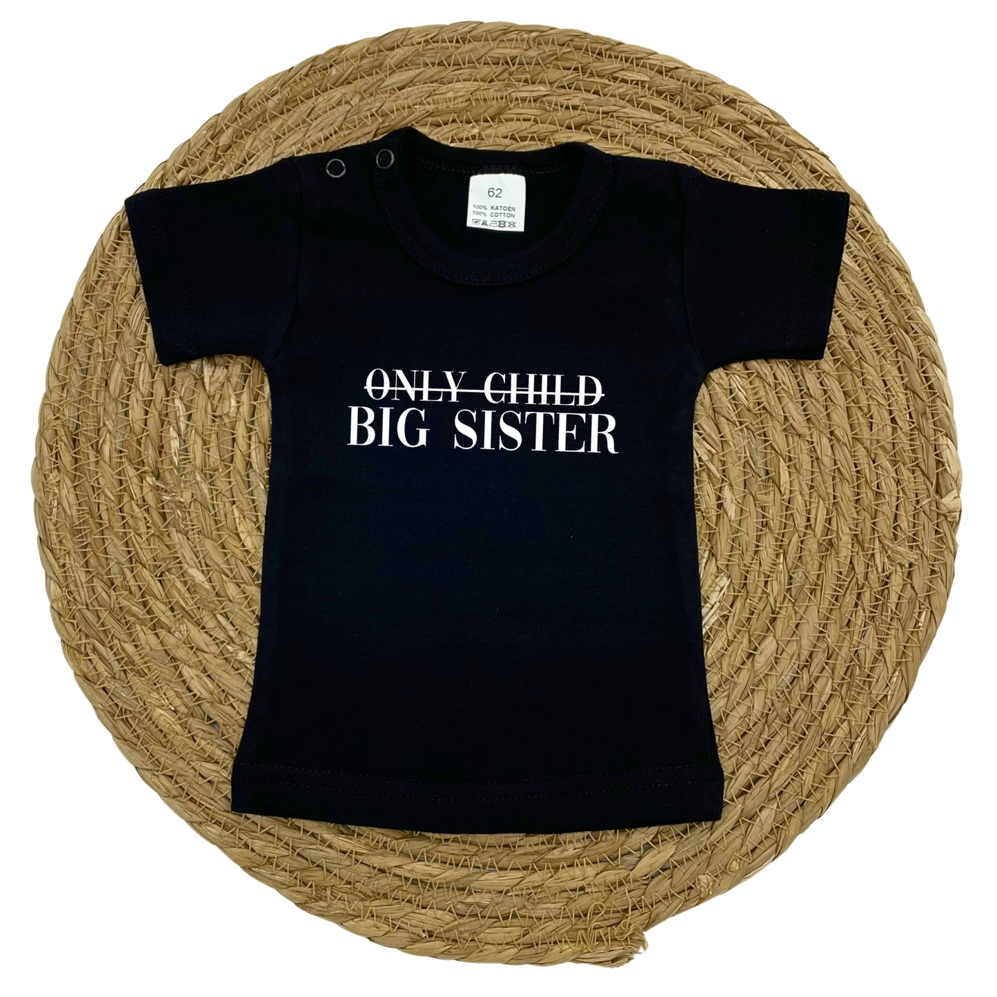 Only child / big sister t-shirt