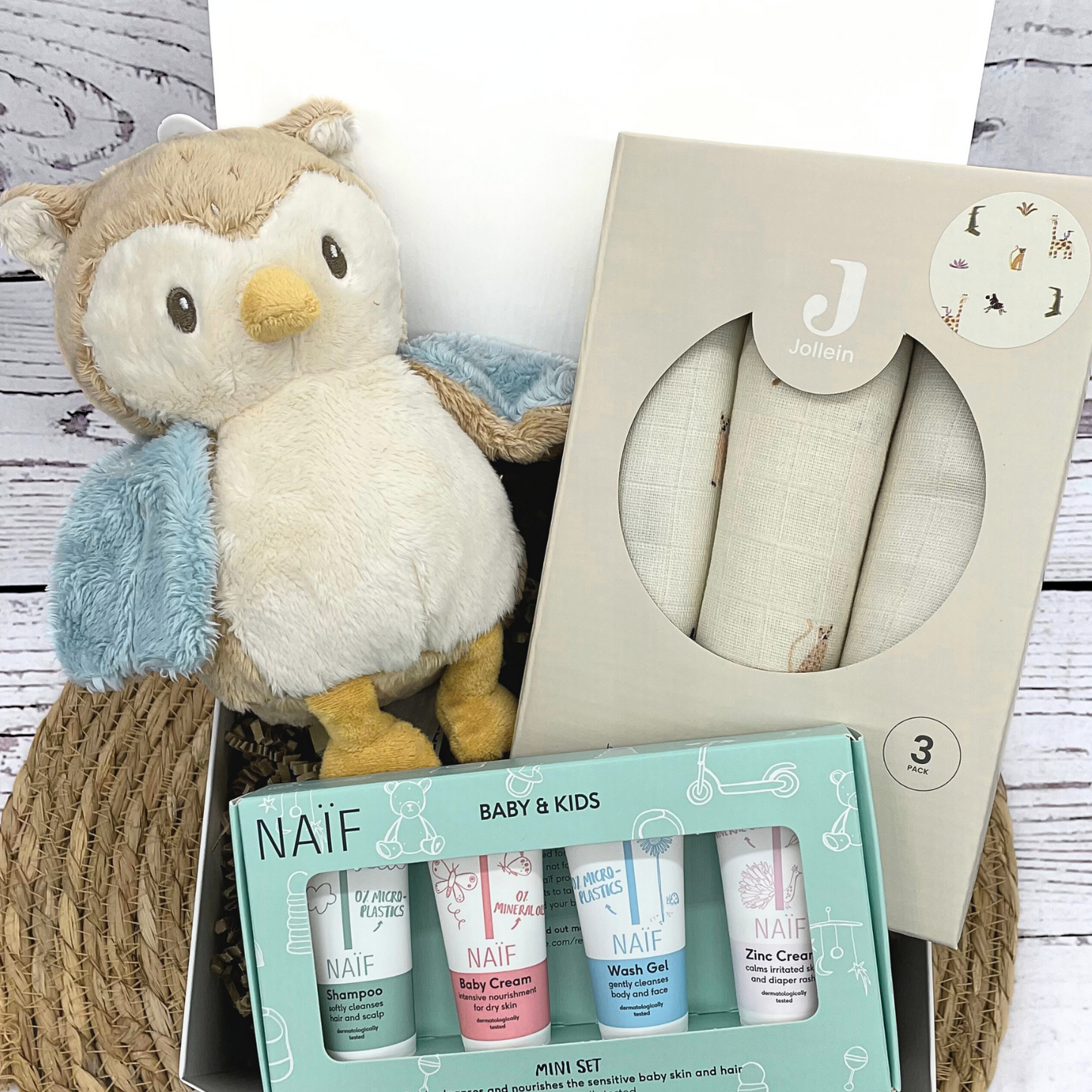 Kraamcadeau jongen "Owl"