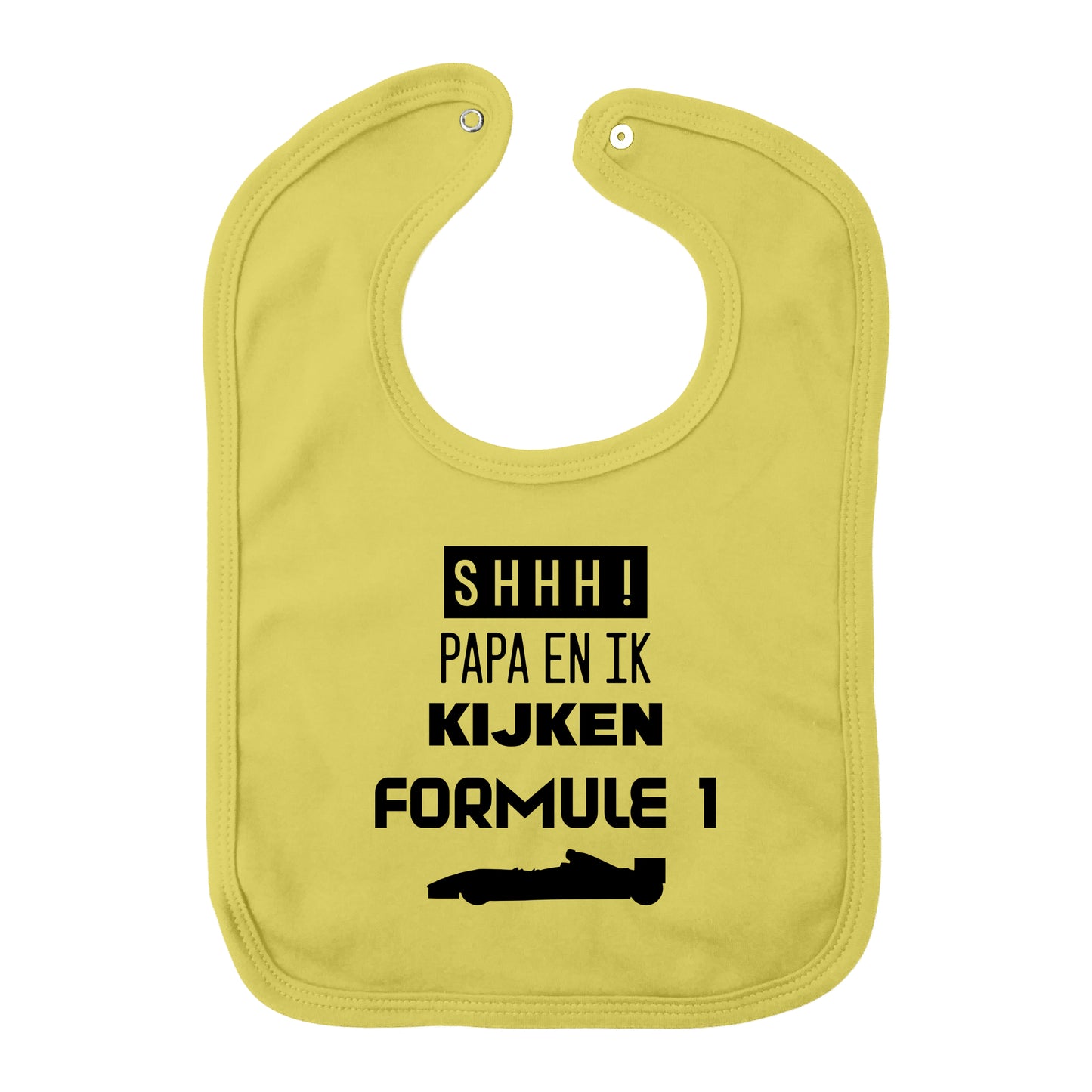 Shhh! Papa en ik kijken formule 1