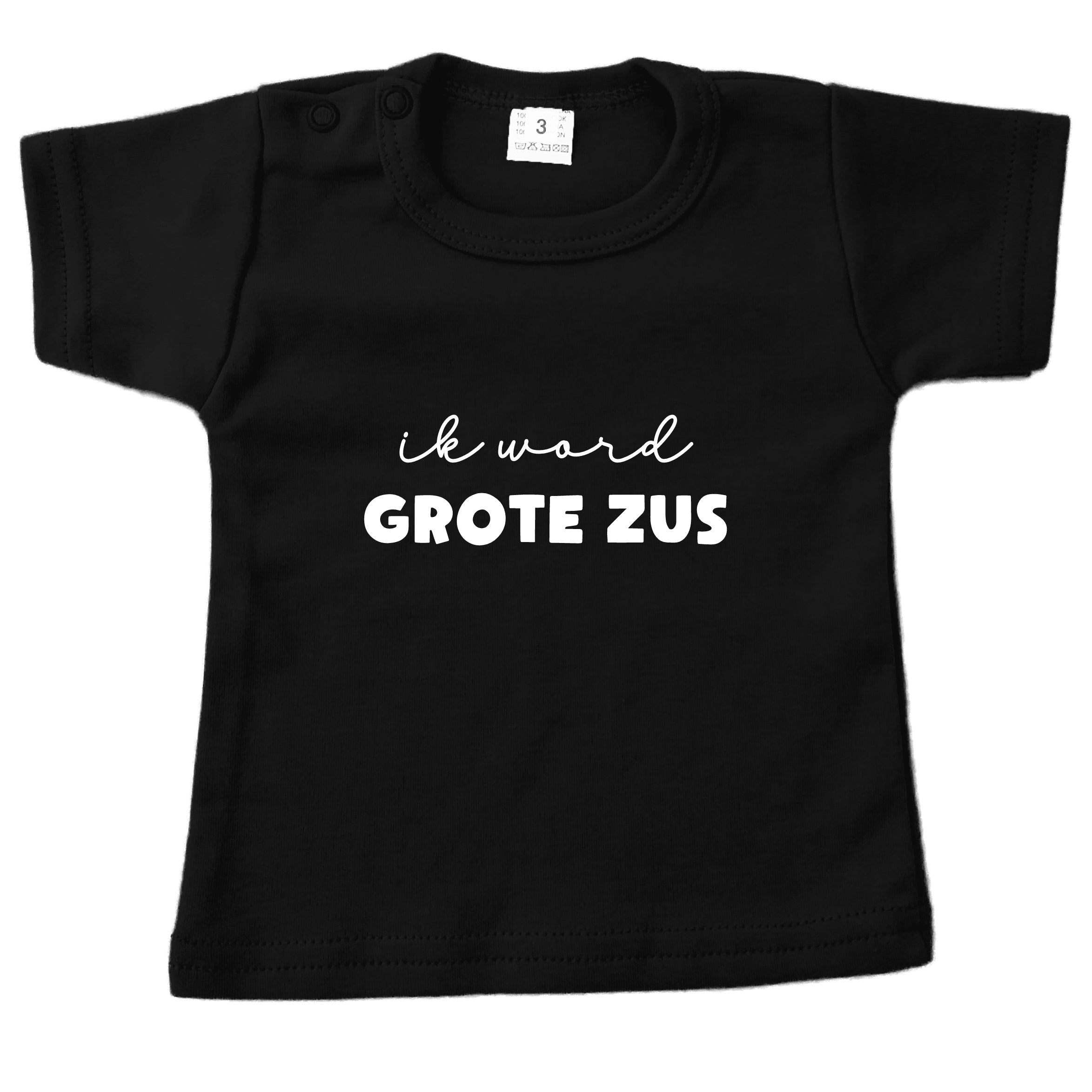 Ik word grote zus t shirt Kleine Dino