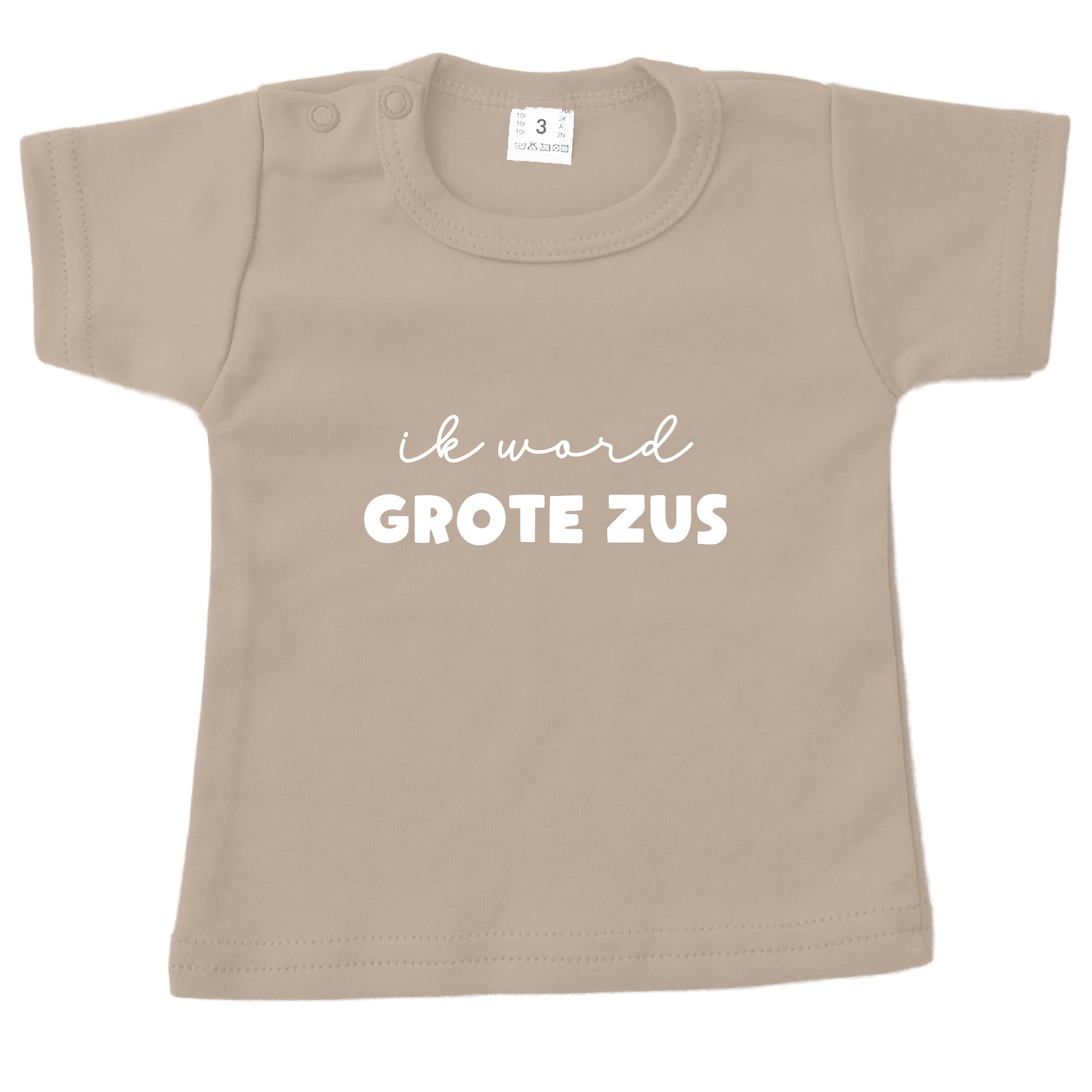 T shirt ik word grote online zus